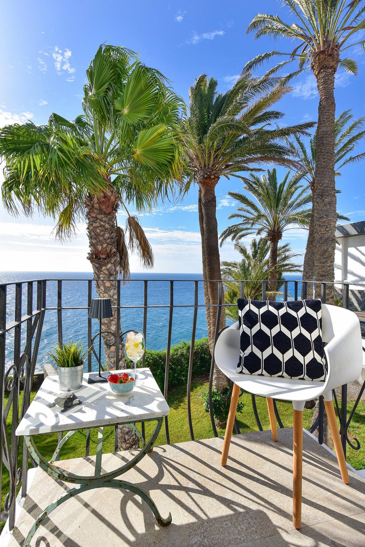 Sea views from the balcony